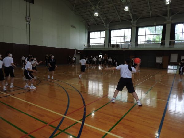 高1・白熱したドッジボール
