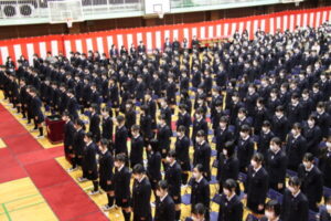 【高等学校第55回卒業証書授与式】