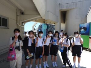 中学１年生　第一回校外学習