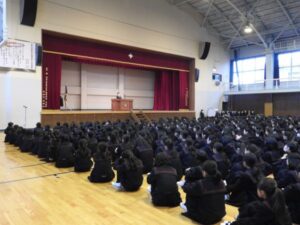 2019年度　始業式・着任式 / 中学校対面式