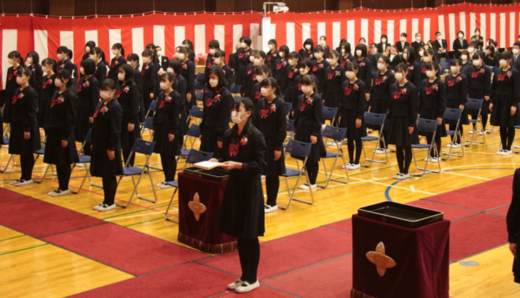 中学_2021年卒業証書授与式